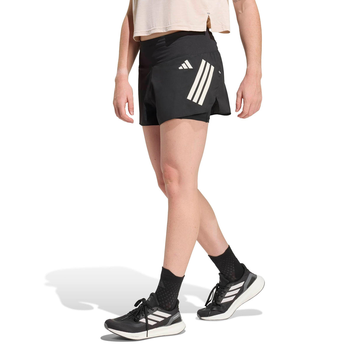 adidas Adi365 2in1 Women's Running Shorts - Black