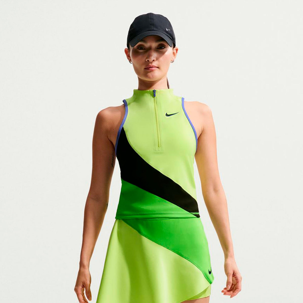 Nike Court Dri-FIT Slam Women's Tank Top - Lime/Multicoloured