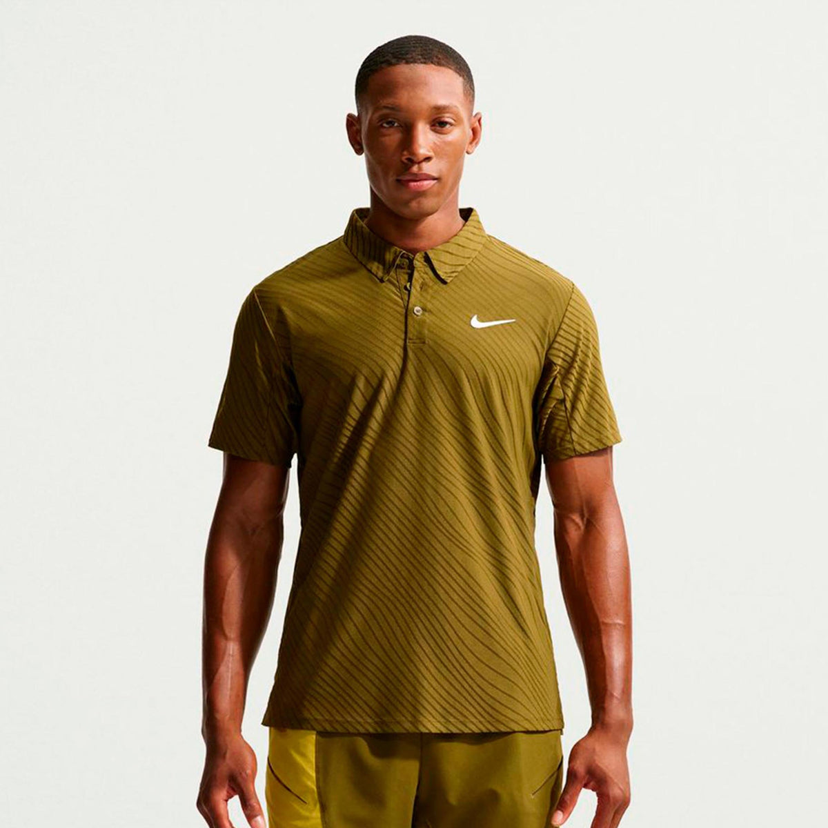 Nike Jannik Sinner Court Dri-FIT Advantage Slam Polo Olive/White