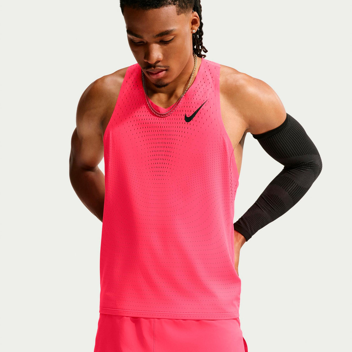 Nike AeroSwift Running shirt Red/black