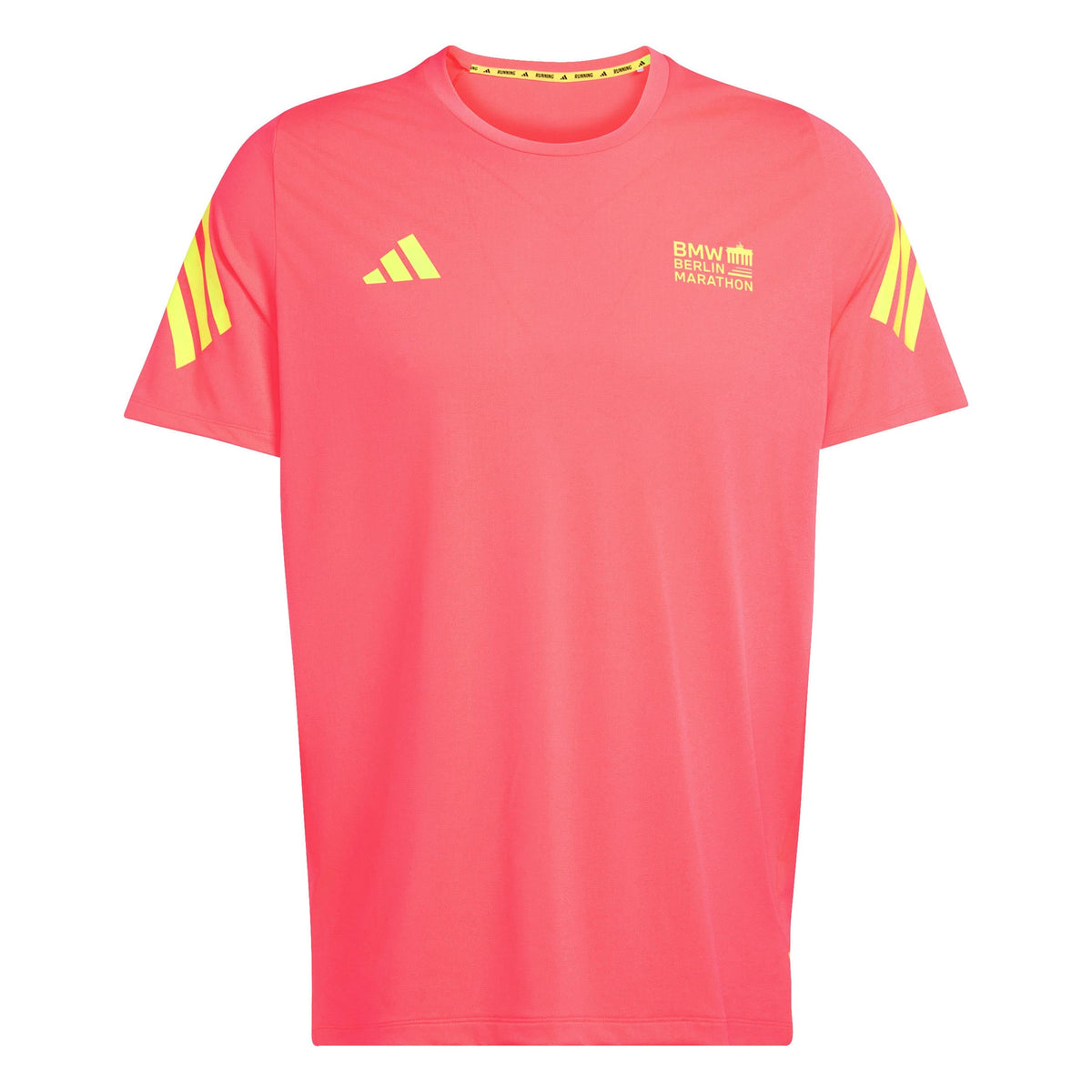 adidas BMW Berlin Men's T-Shirt - Coral/Yellow