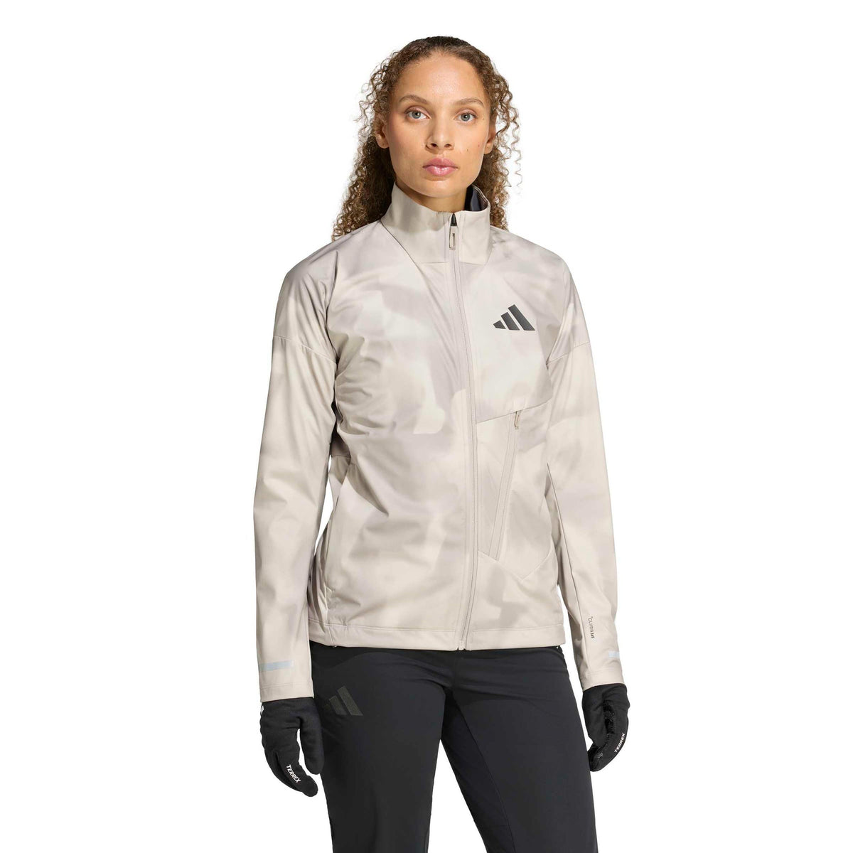 adidas Terrex XPR Women's Running Jacket - Beige
