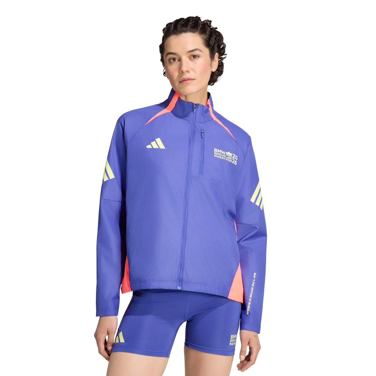 adidas BMW Berlin Women's Running Jacket - Blue