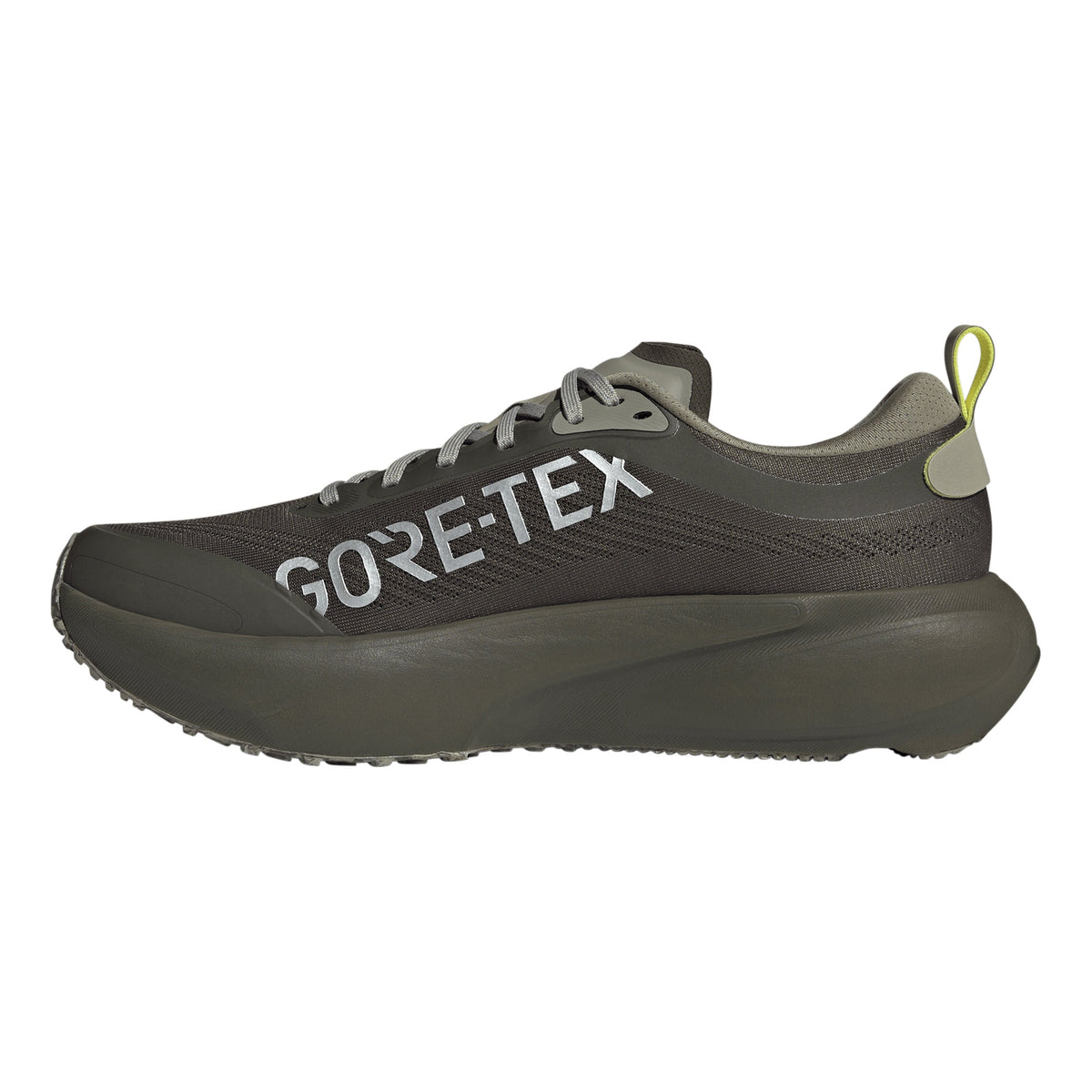 adidas Supernova Rise 3 GTX Men's Running Shoes - Olive/Neon Yellow