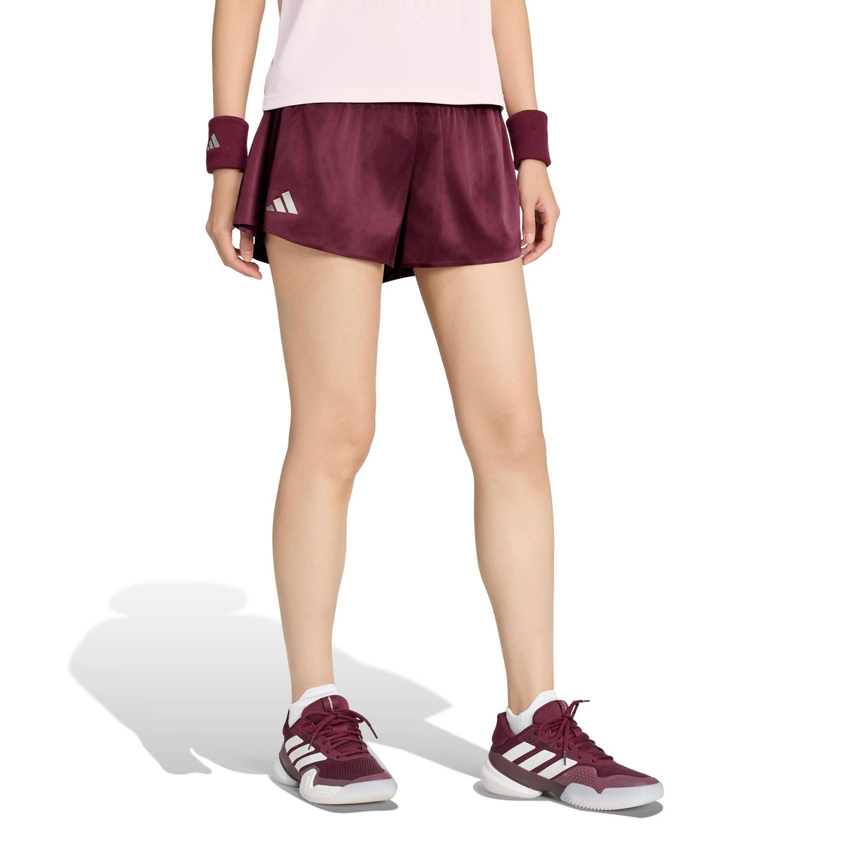 adidas Pro Women's Shorts - Wine Red