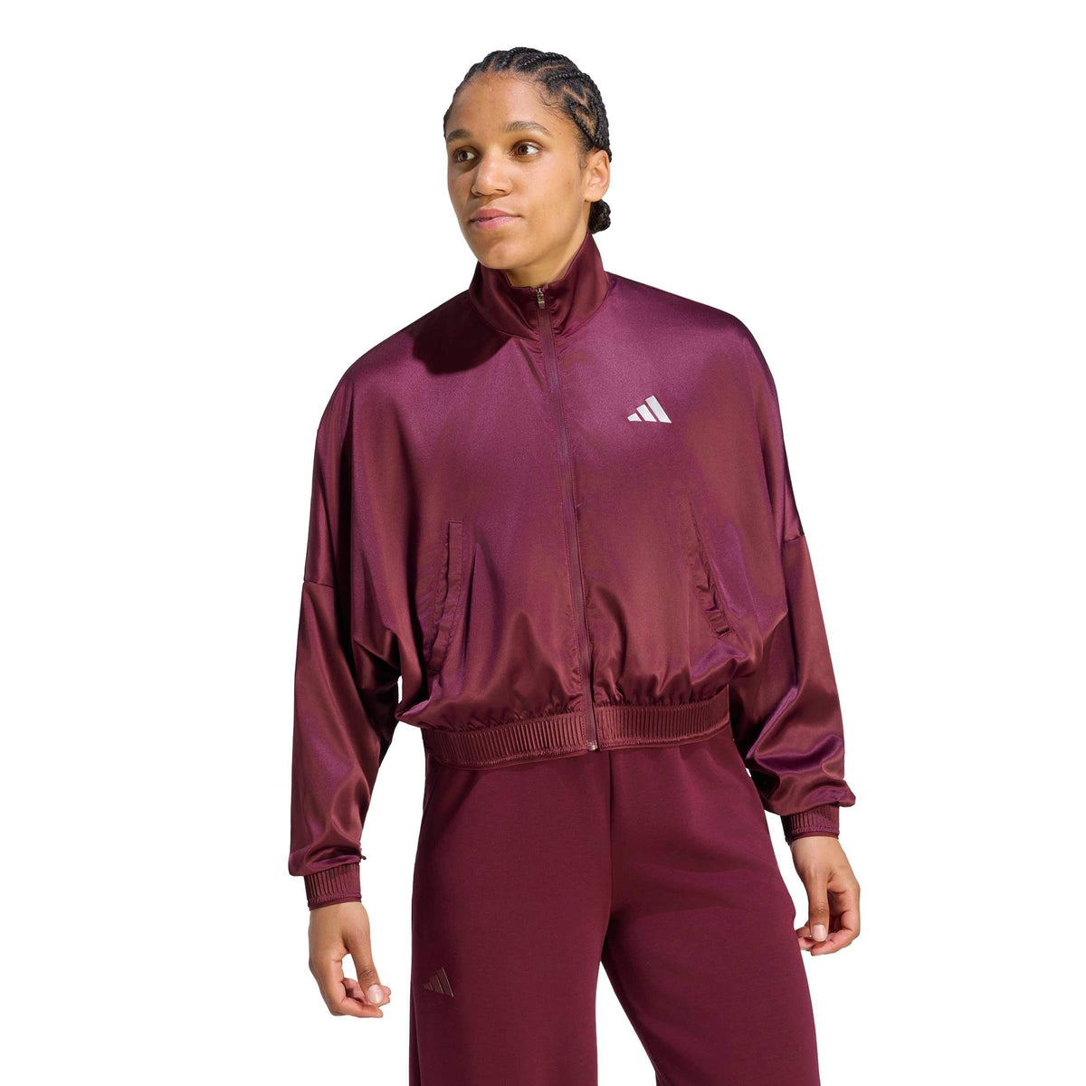 adidas Cover Women's Jacket - Wine Red