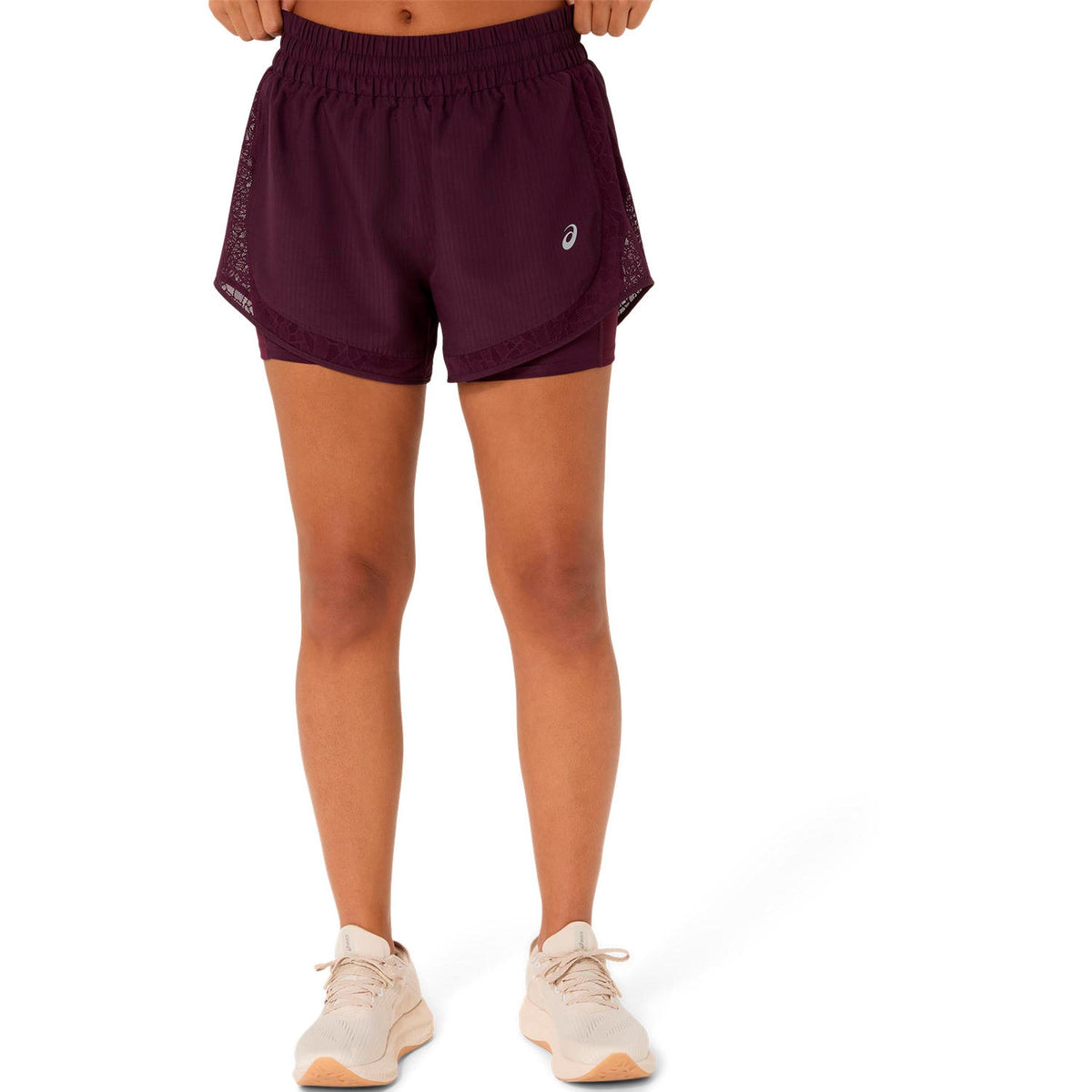 ASICS Nagino Women's Running Shorts - Wine Red