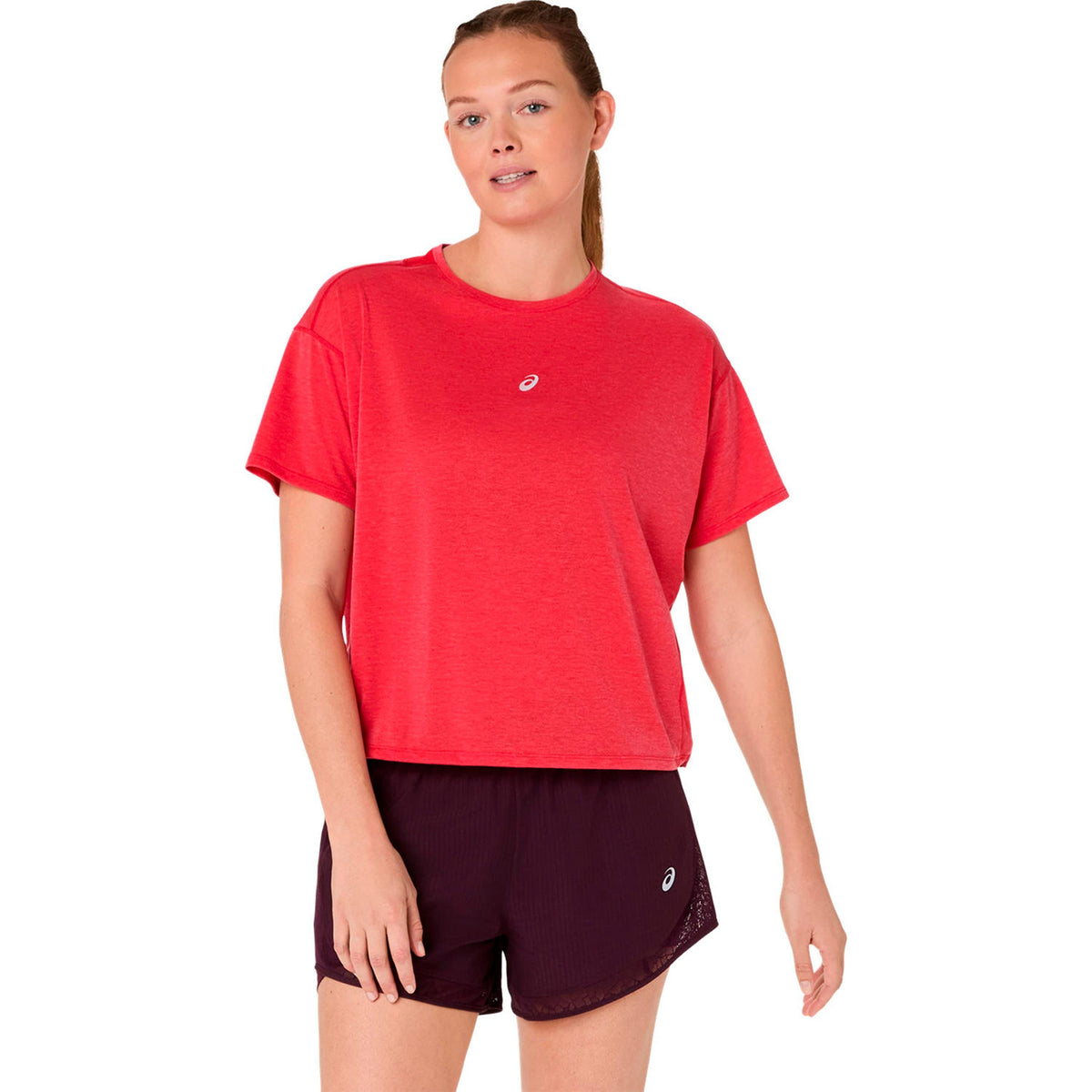 ASICS Nagino Women's Running T-Shirt - Red