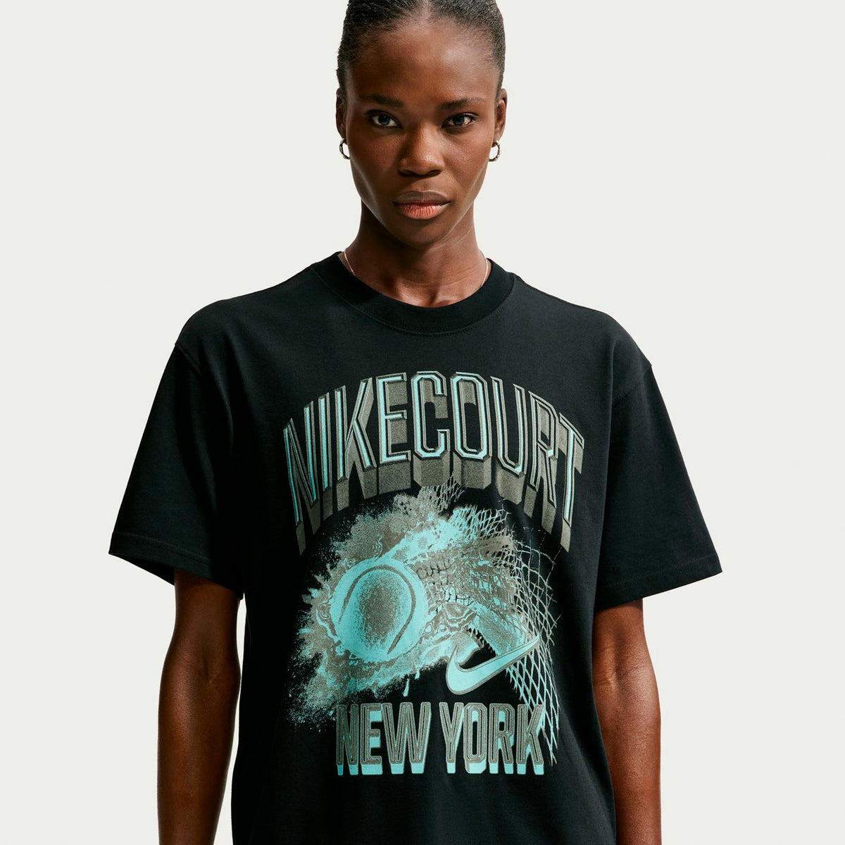 Nike Court Slam Women's T-Shirt - Black