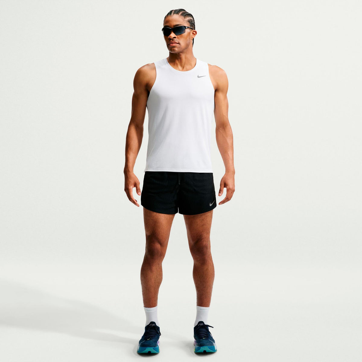 Nike Stride Men's Shorts - Black/Silver