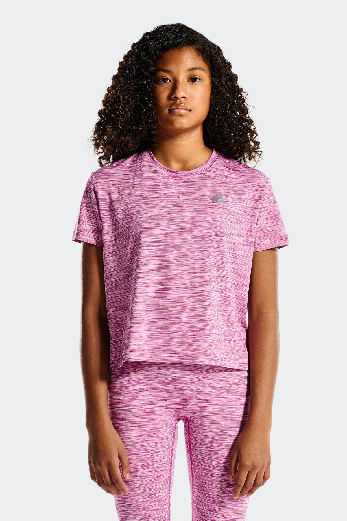 Montirex Girls' Trail Box T-Shirt - Purple/Pink