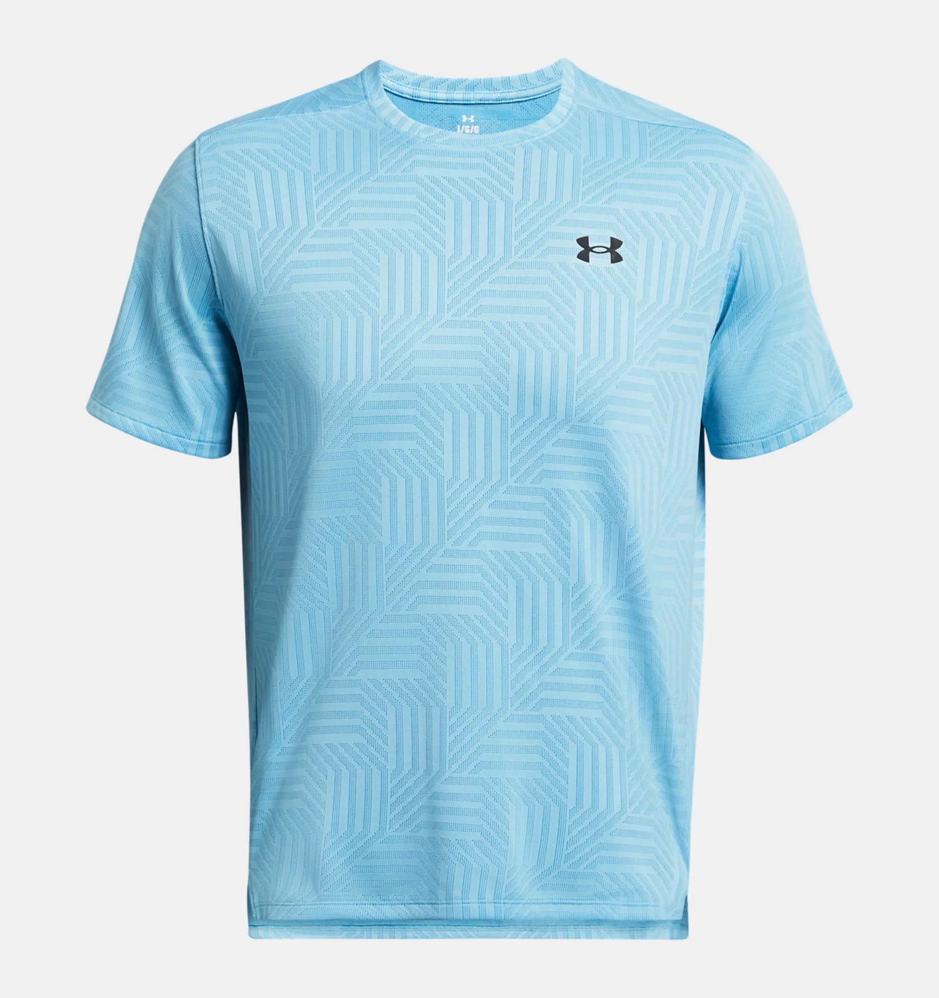 UNDER ARMOUR GEOTESSA T SHIRT CAPRI BLUE