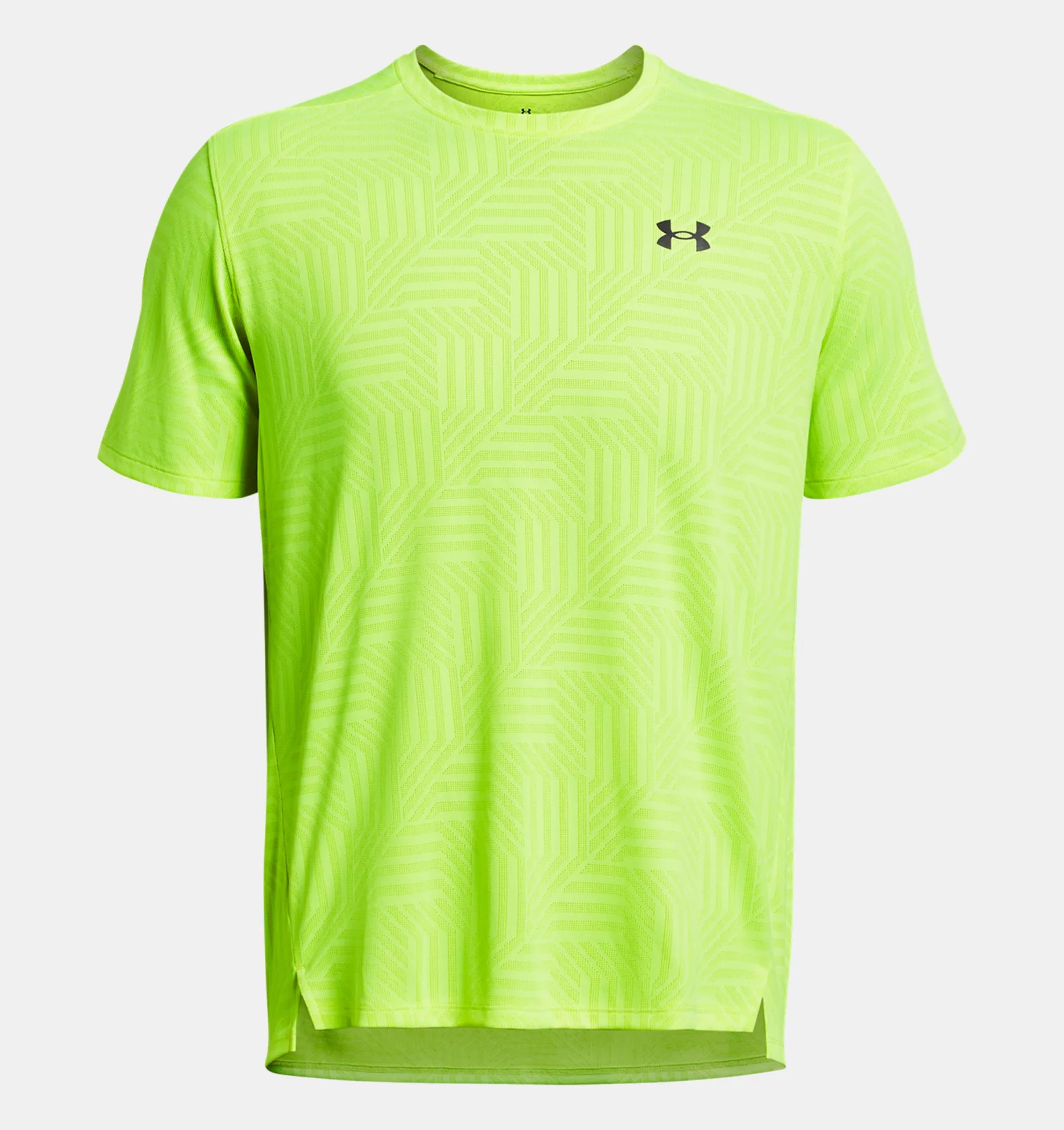 UNDER ARMOUR GEOTESSA T SHIRT HI VIS YELLOW