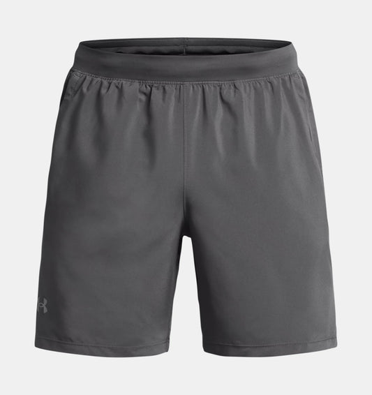 UNDER ARMOUR LAUNCH SHORTS GREY