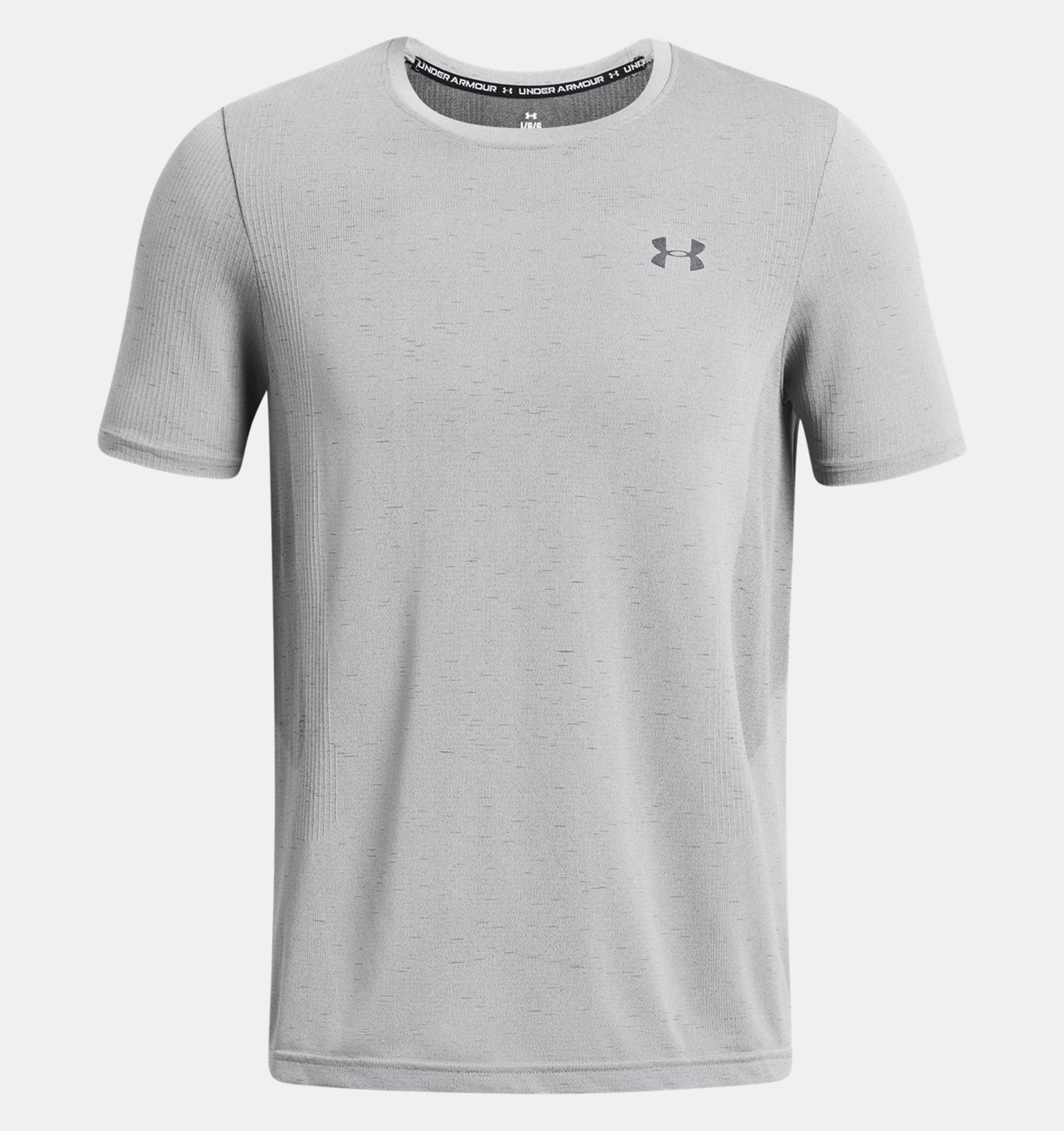 UNDER ARMOUR VANISH T SHIRT LIGHT GREY