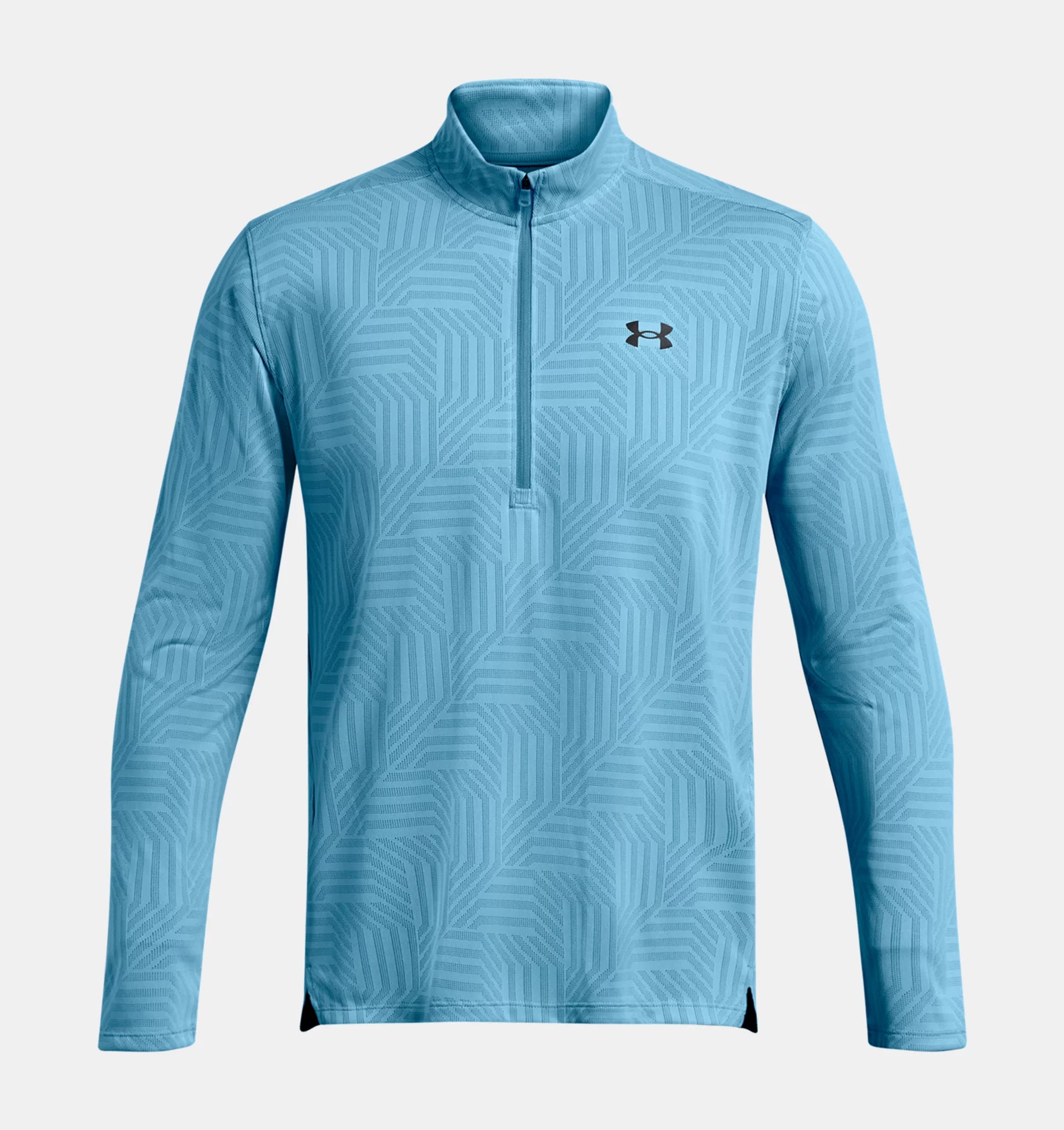 UNDER ARMOUR TECH GEOTESSA 1/2 ZIP LIGHT BLUE