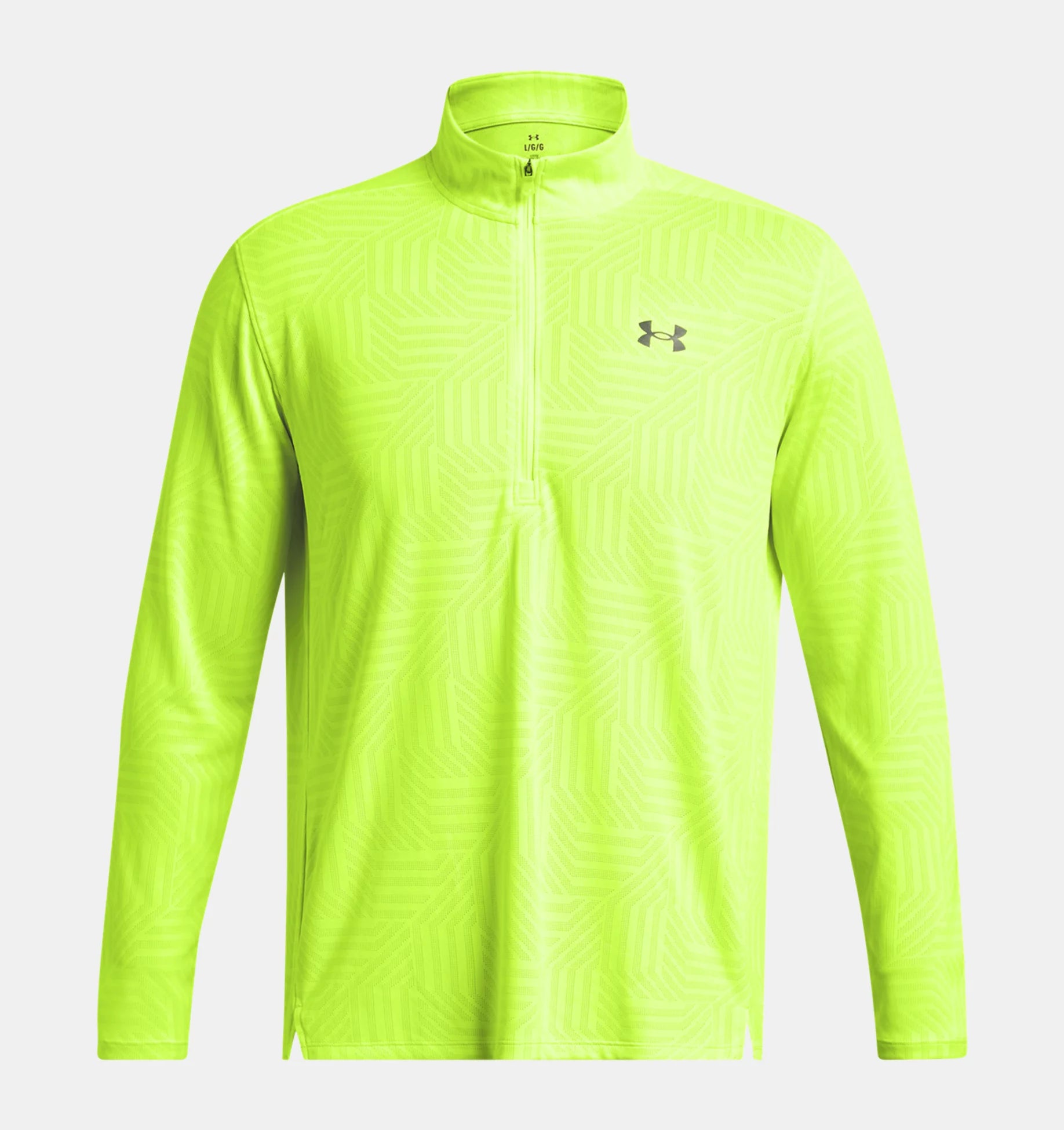 UNDER ARMOUR GEOTESSA 1/2 ZIP HI VIS YELLOW