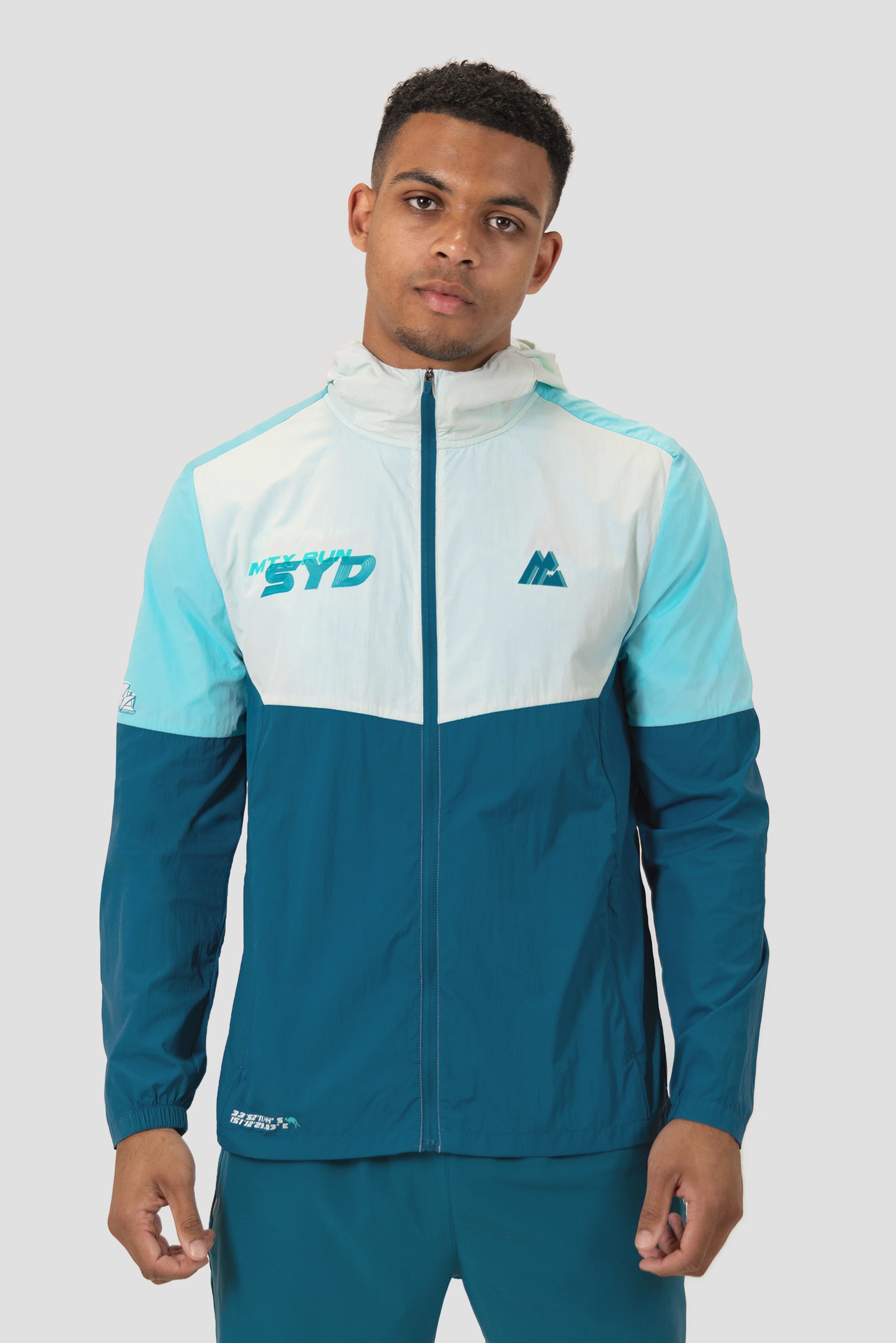 Montirex MTX Run City Sydney Jacket – Blue, Green, Blue