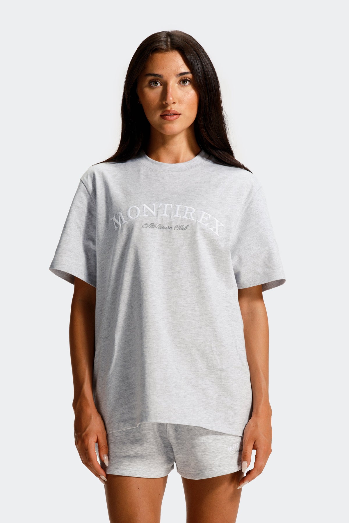 Montirex Women's Athleisure Club T-Shirt - Grey