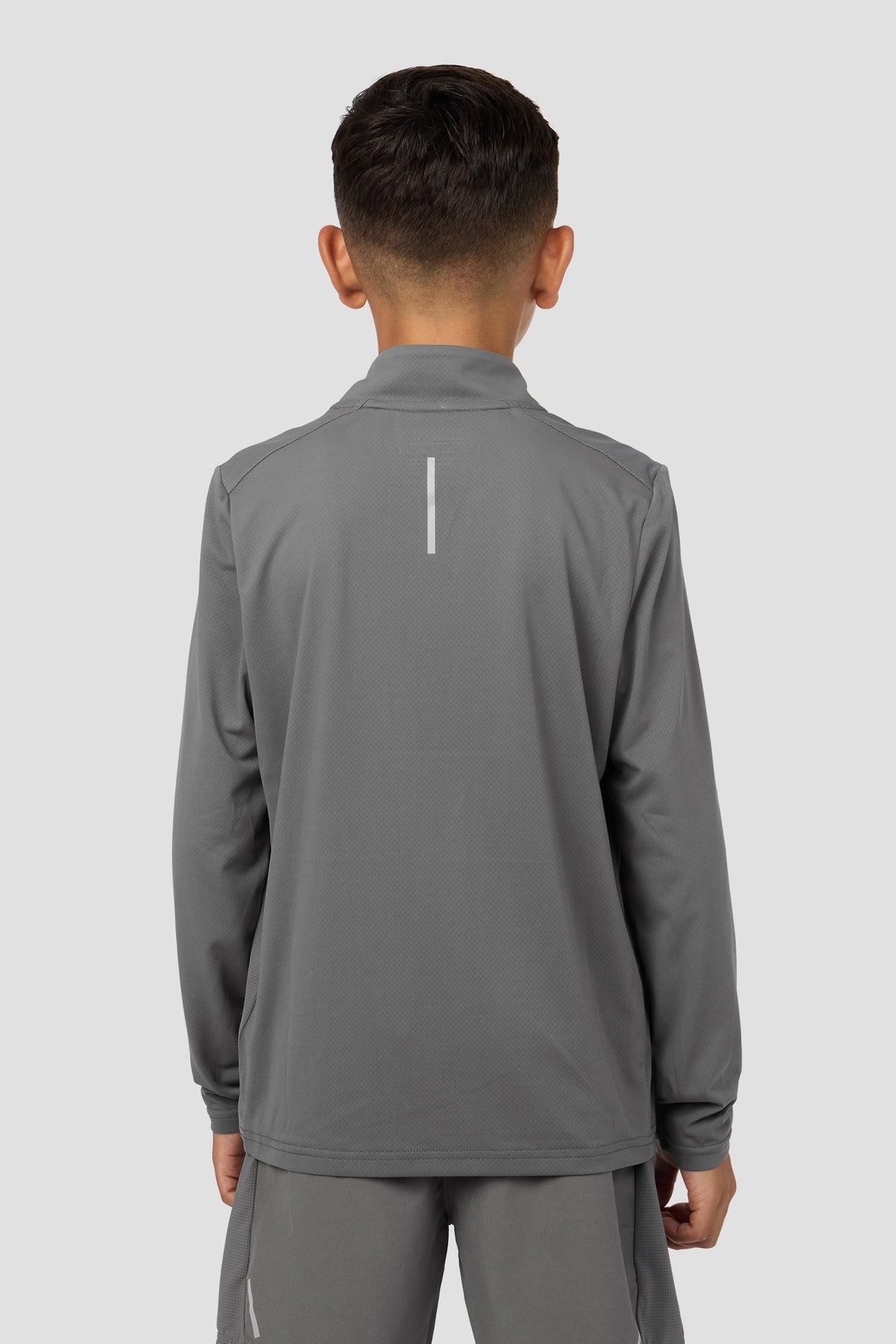 Montirex Junior Delta 1/4 Zip - Cement Grey
