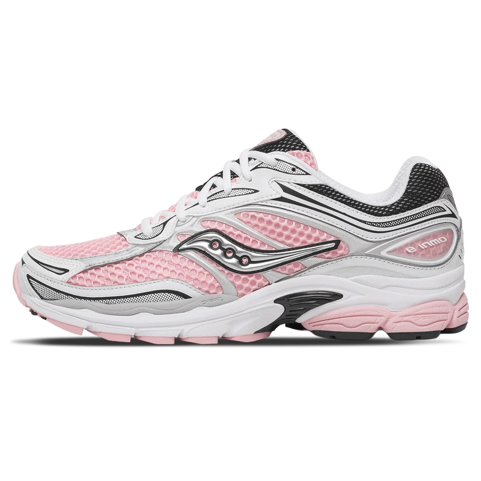 Saucony ProGrid Omni 9 Trainer  : White / Touch Pink / White