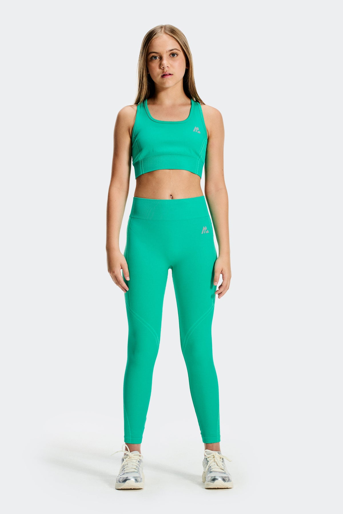 Montirex Girls' Harmony Legging - Natural Spring Tropical Lagoon