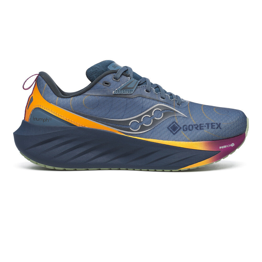 Saucony Triumph 22 GORE-TEX Women's Running Shoes - Mirage/Navy