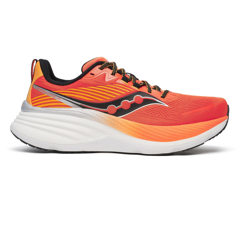 Saucony Hurricane 24 Men's Running Shoes - Pepper/Skydiver