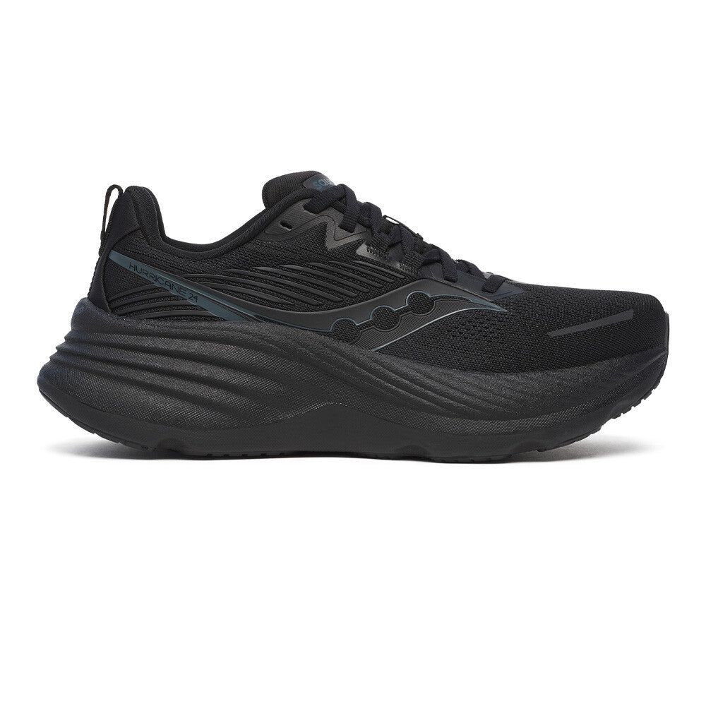 Saucony Hurricane 24 Women's Running Shoes - Black