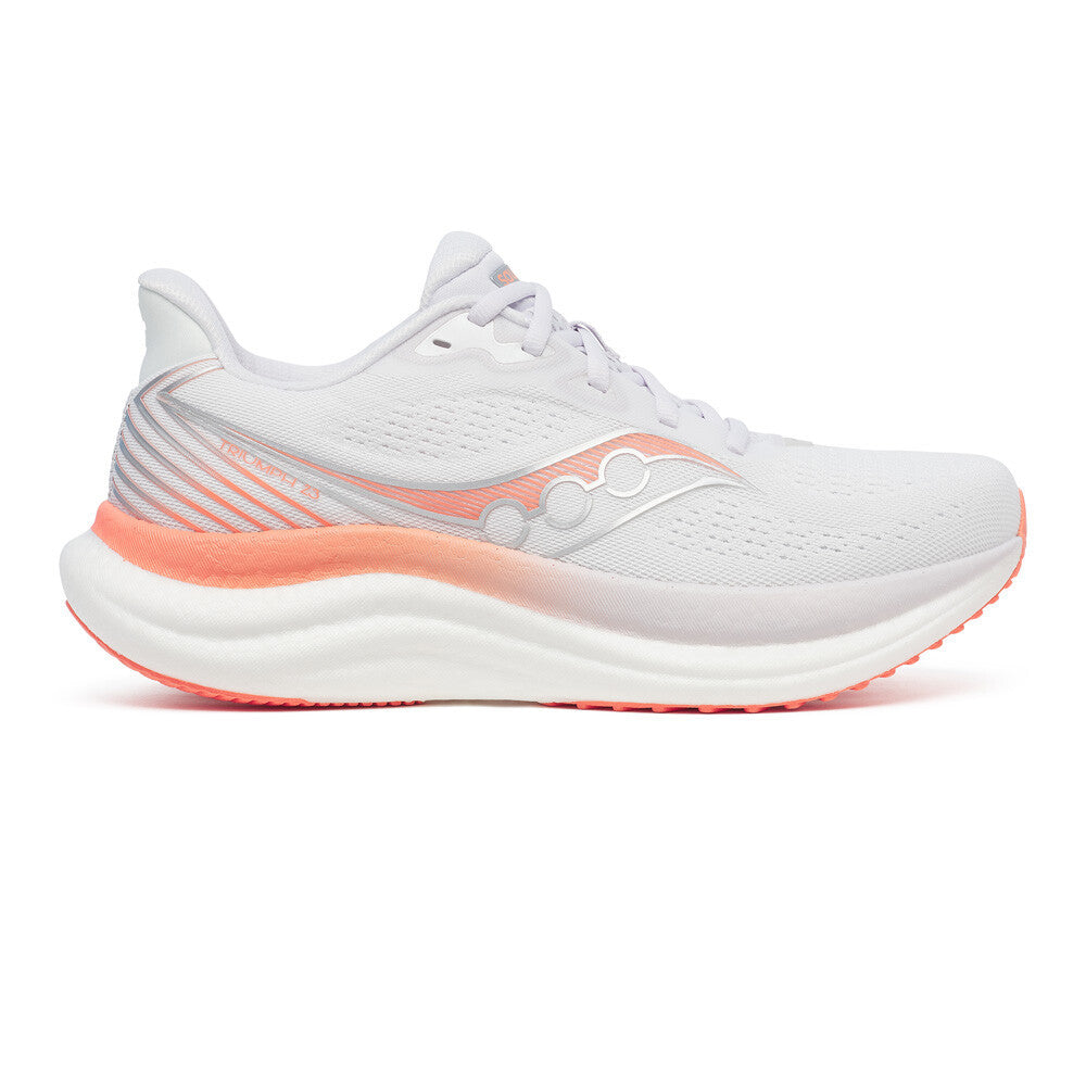 Saucony Triumph 23 Women's Running Shoes - White/Wistful