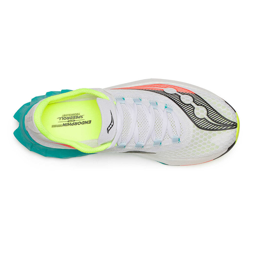 Saucony Endorphin Pro 4 Men's Running Shoes - White/Mutant