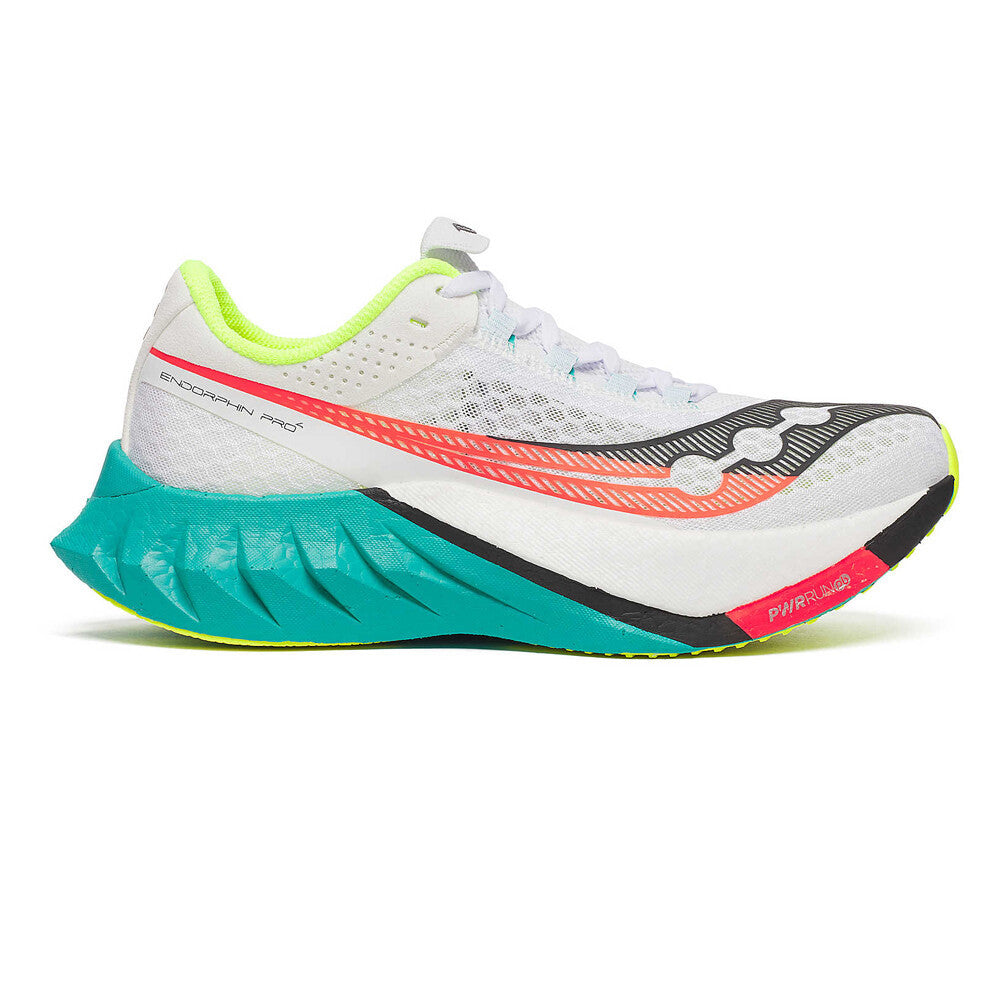 Saucony Endorphin Pro 4 Women's Running Shoes - White/Mutant