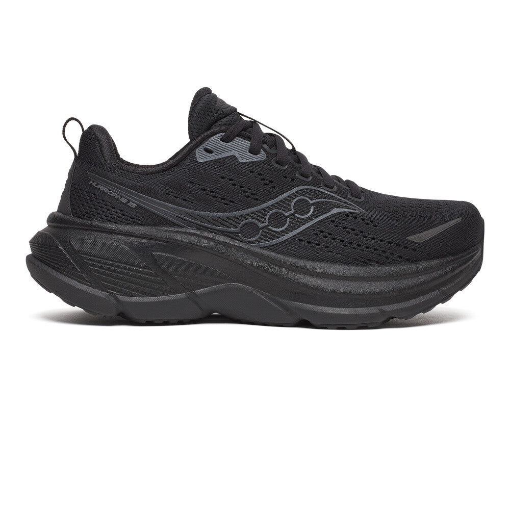 Saucony Hurricane 25 Women's Running Shoes - Triple Black
