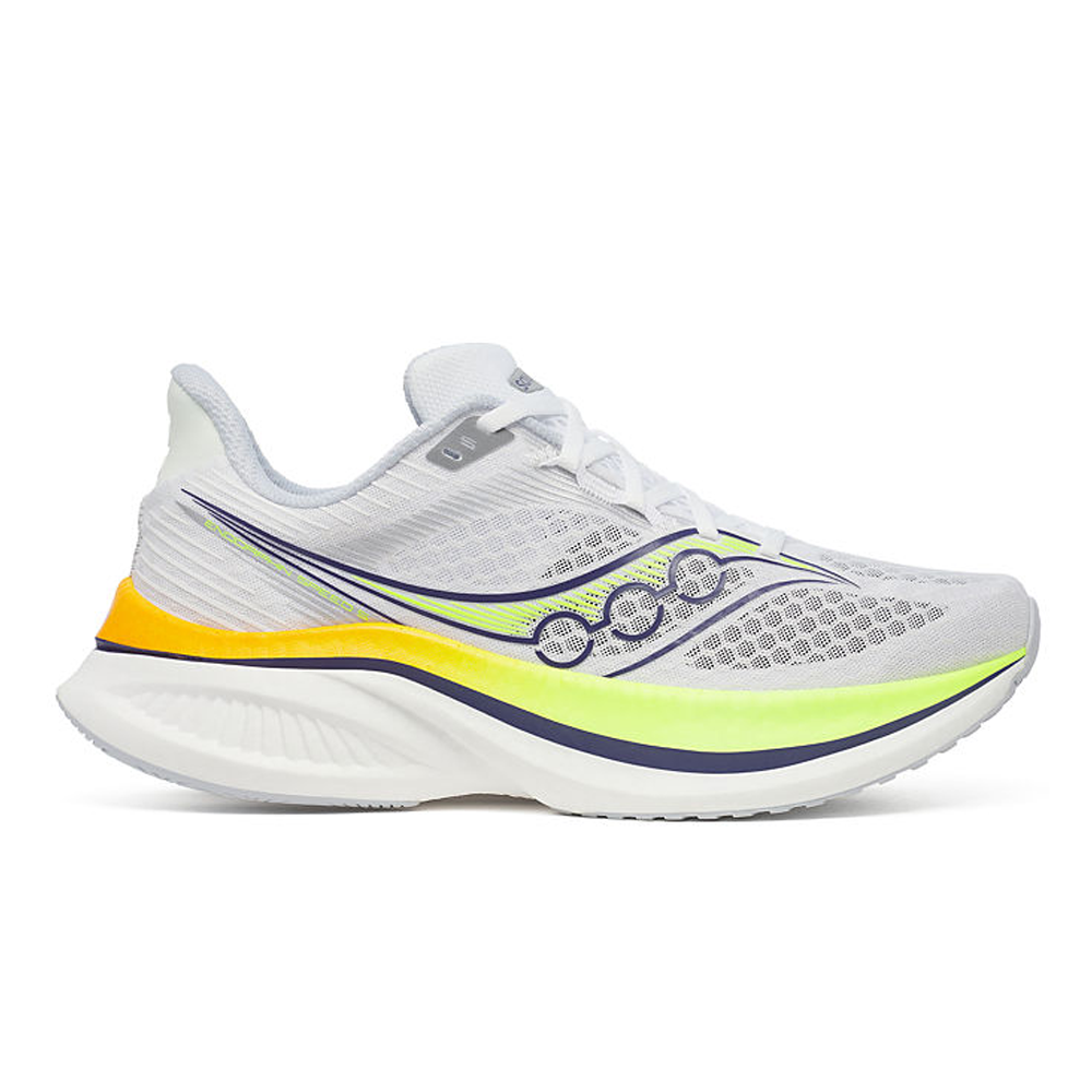 Saucony Endorphin Speed 5 Men's Running Shoes - White/Citron