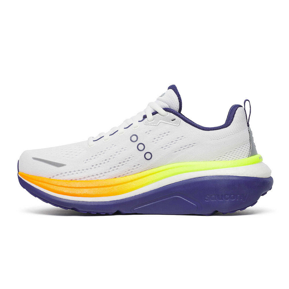 Saucony Hurricane 25 Men's Running Shoes - White/Frigid