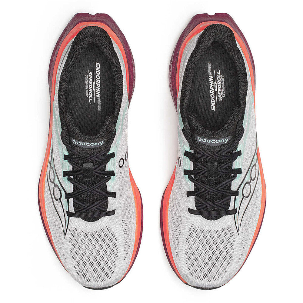 Saucony Endorphin Speed 5 Men's Running Shoes - White/Crimson