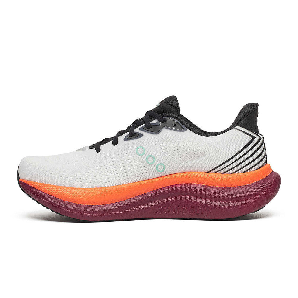 Saucony Triumph 23 Men's Running Shoes - White/Crimson