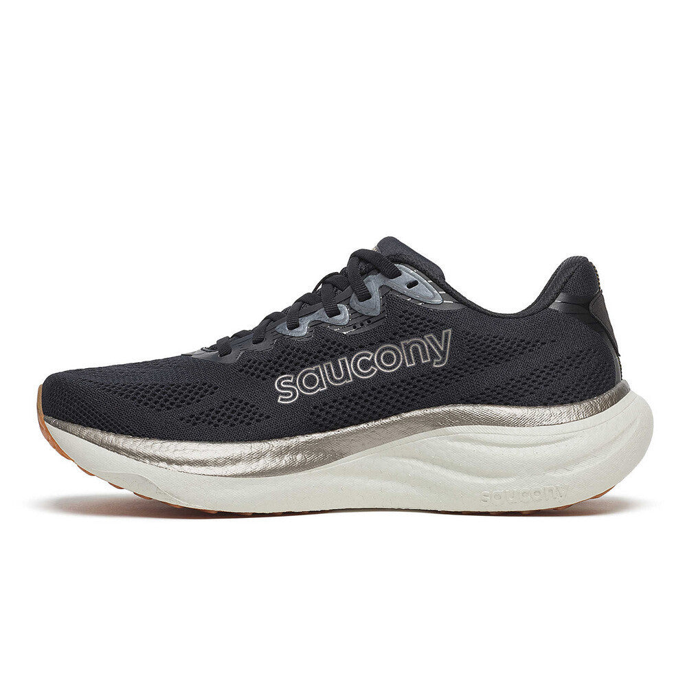 Saucony Ride 19 Men's Running Shoes - Black/Pewter