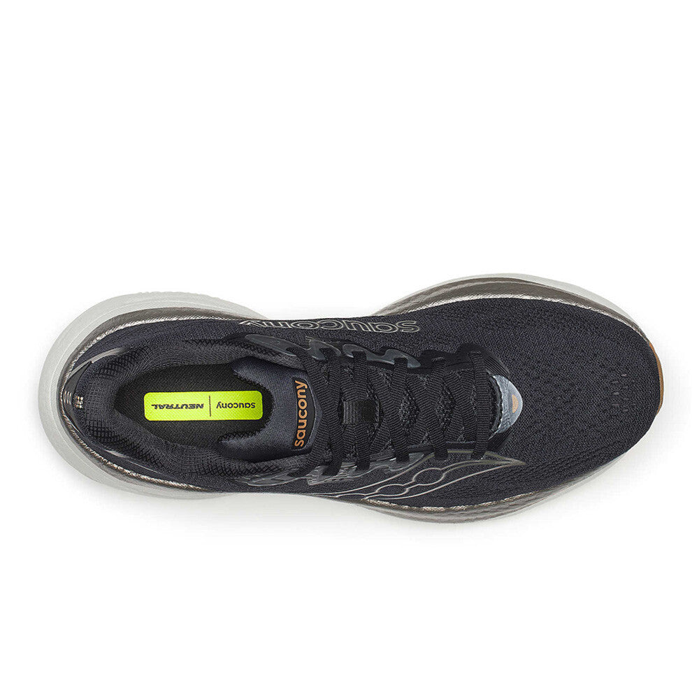 Saucony Ride 19 Men's Running Shoes - Black/Pewter