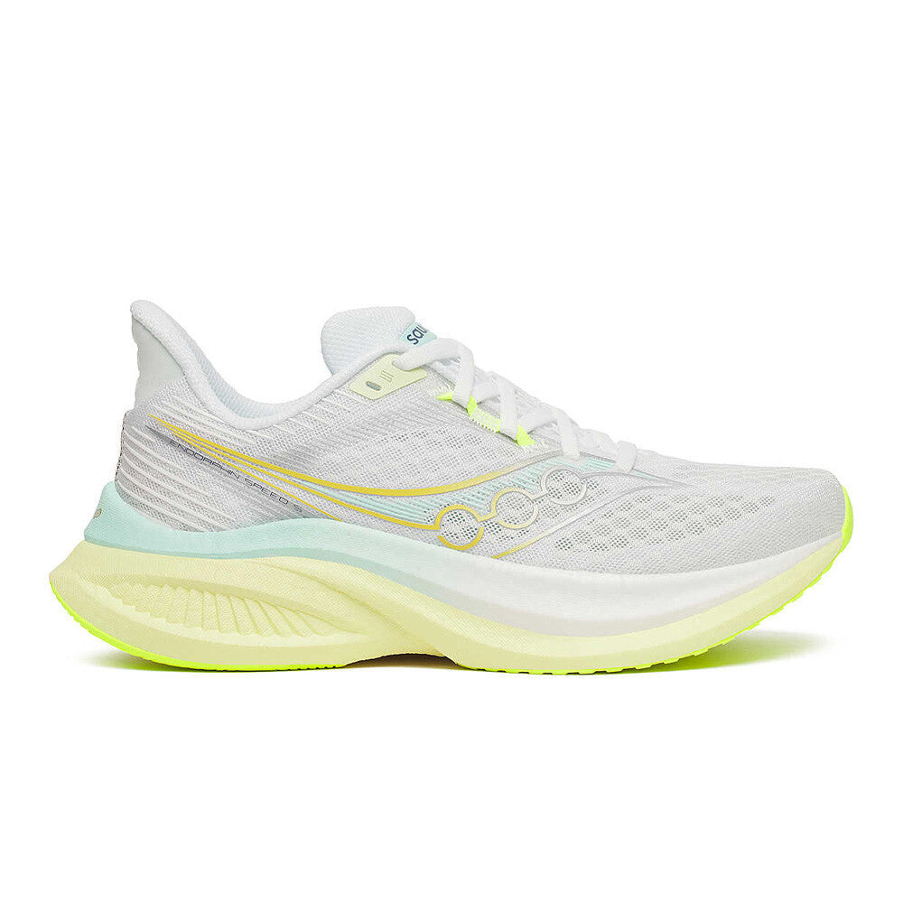 Saucony Endorphin Speed 5 Women's Running Shoes - White/Tender