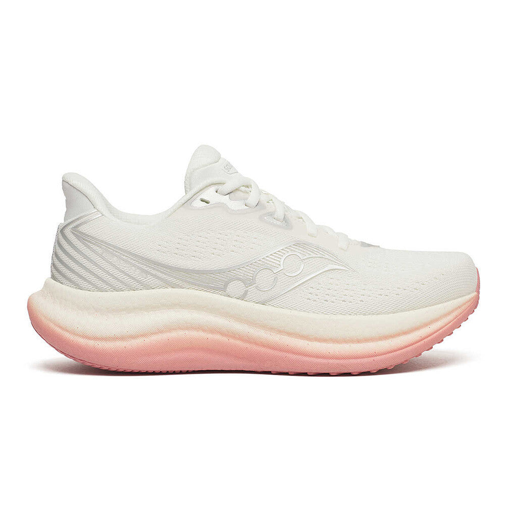 Saucony Triumph 23 Women's Running Shoes - Ivory/Mauve