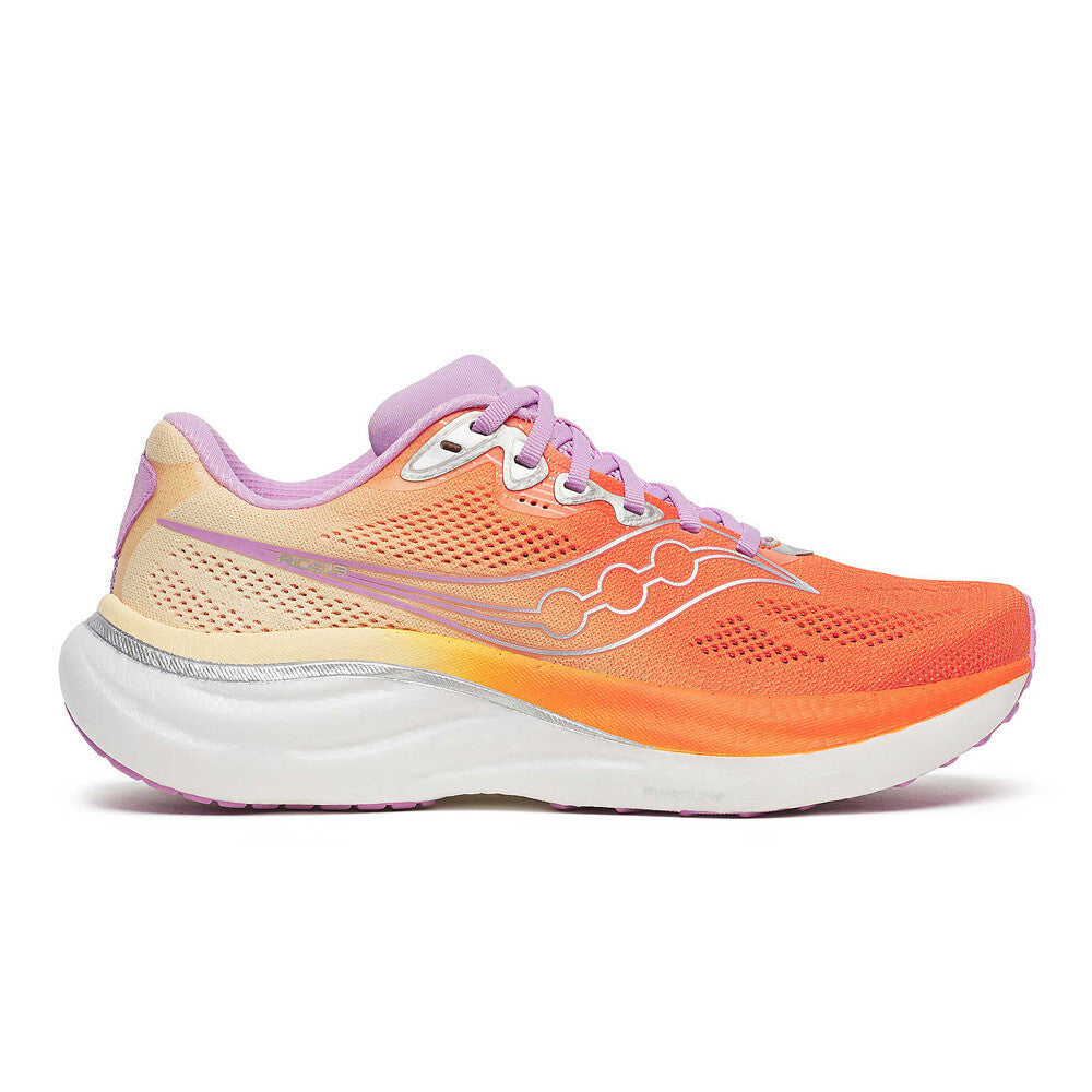Saucony Ride 19 Women's Running Shoes - Fire/Orchid