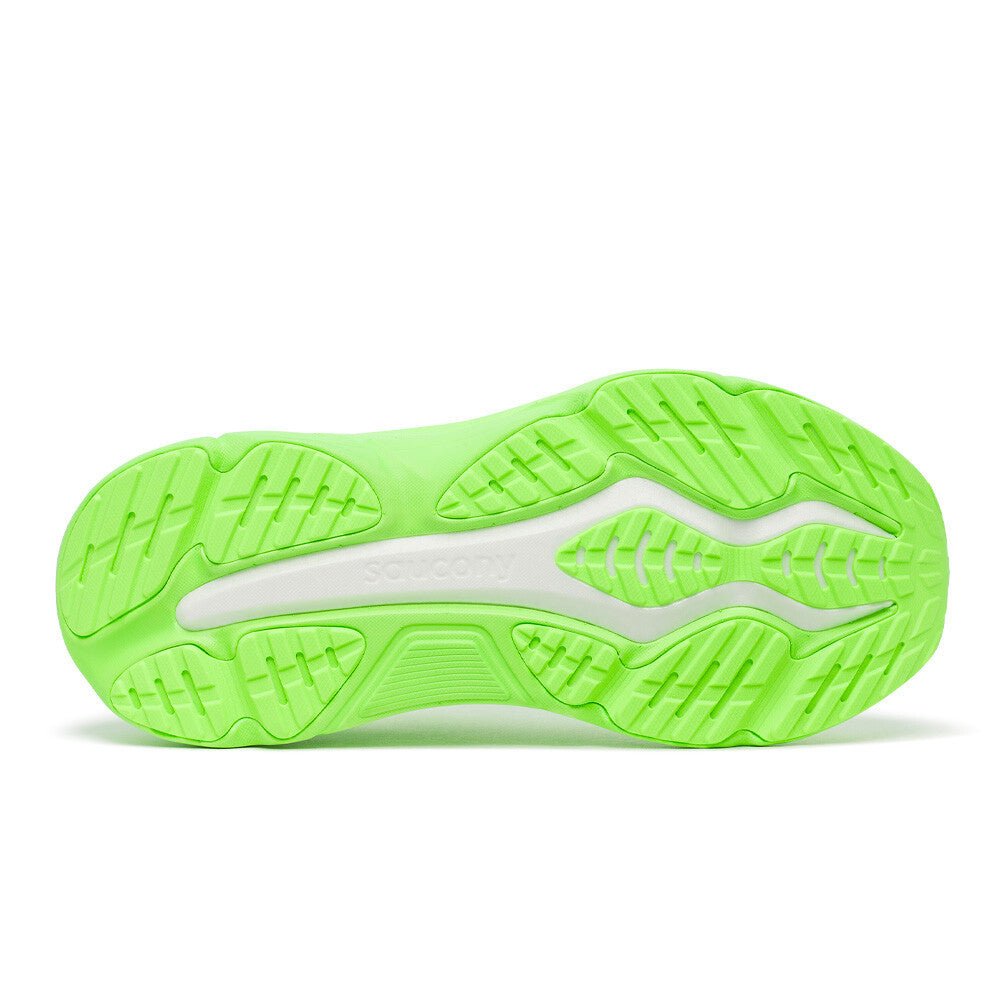 Saucony Hurricane 25 Men's Running Shoes - Slime/Silver