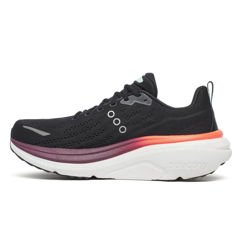 Saucony Hurricane 25 Men's Running Shoes - Black/Crimson
