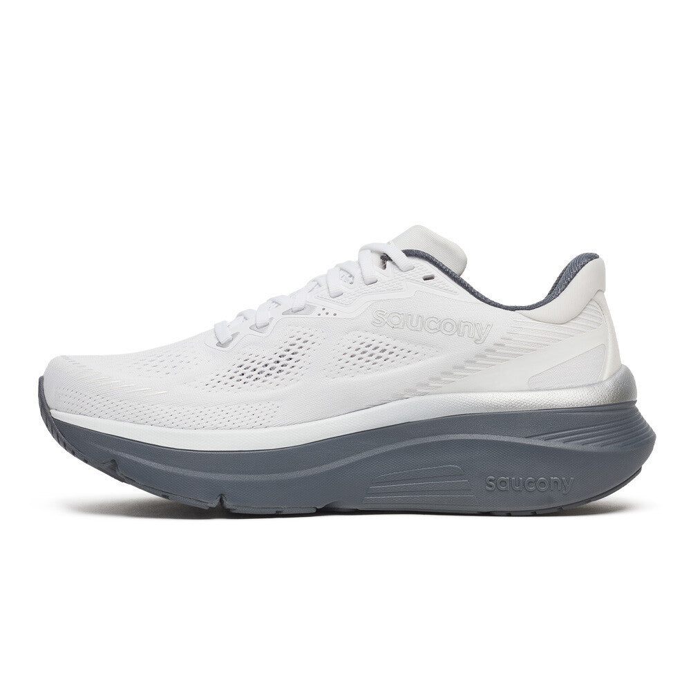 Saucony Guide 19 Men's Running Shoes - White/Shadow