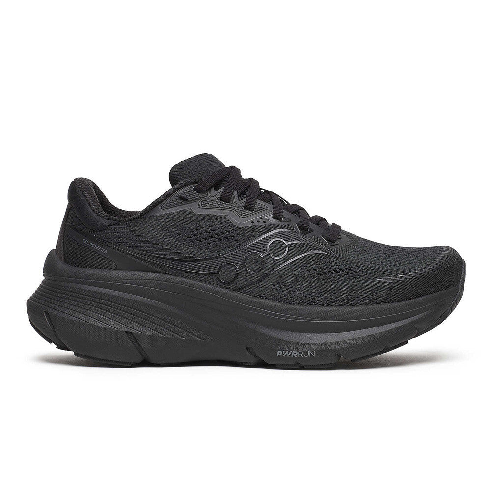 Saucony Guide 19 Women's Running Shoes - Triple Black