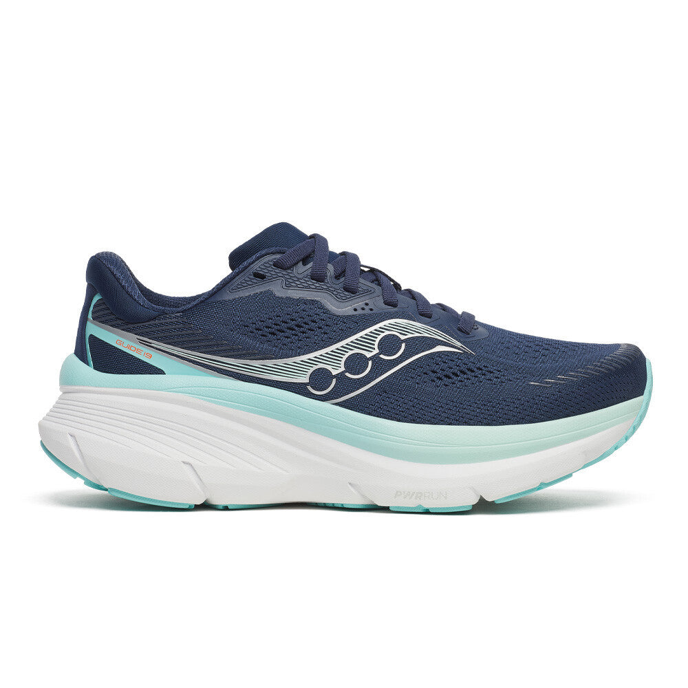 Saucony Guide 19 Women's Running Shoes - Navy/Aqua