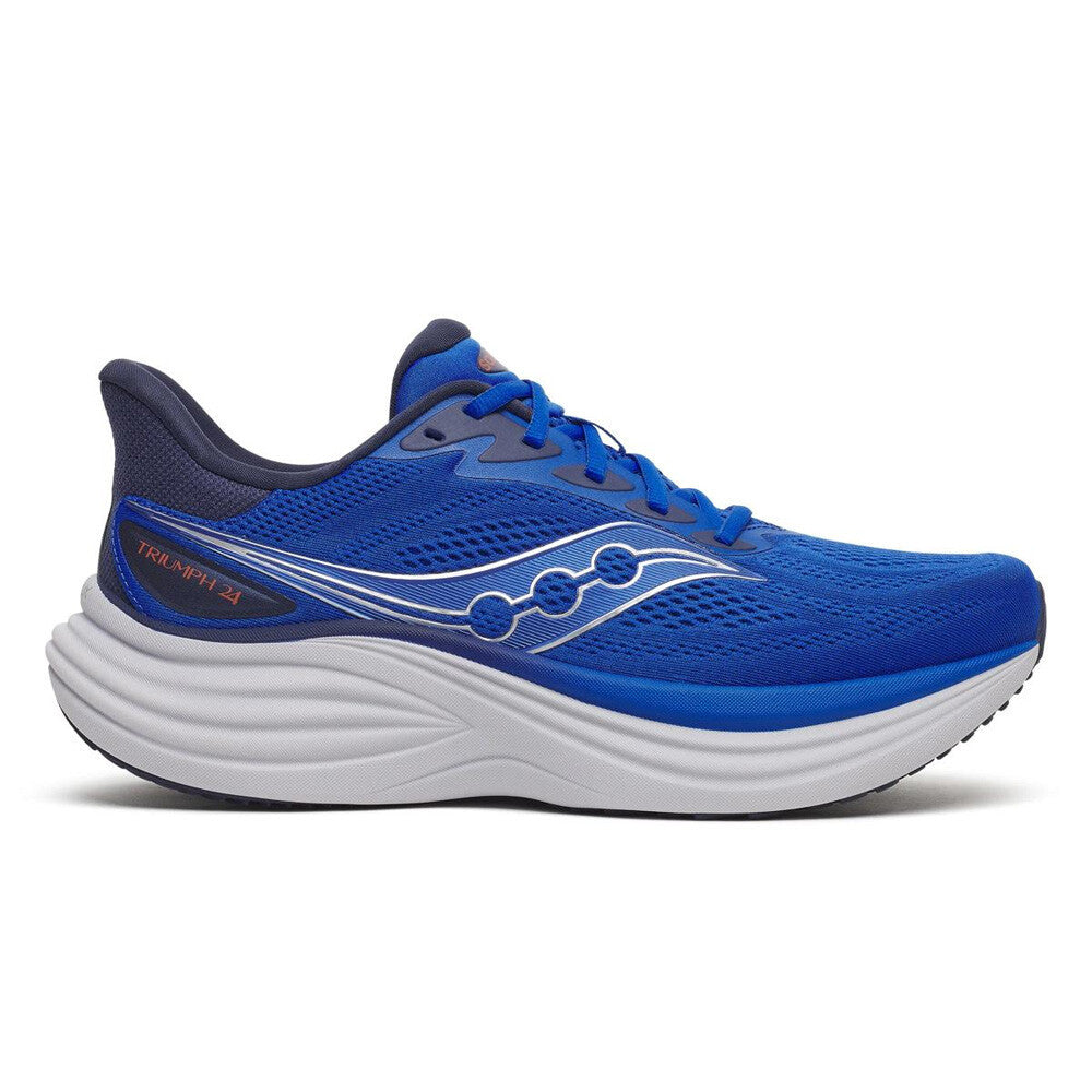 Saucony Triumph 24 Men's Running Shoes - Lapis/Silver