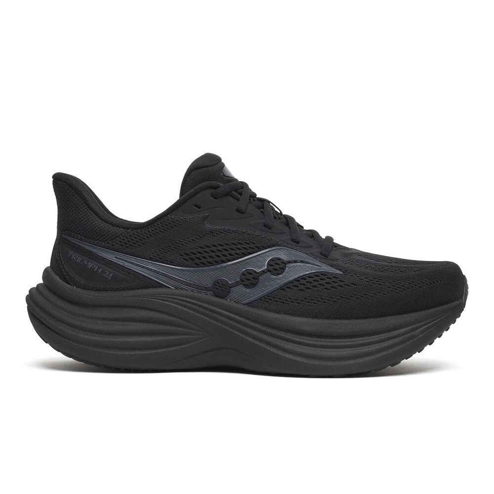 Saucony Triumph 24 Men's Running Shoes - Triple Black