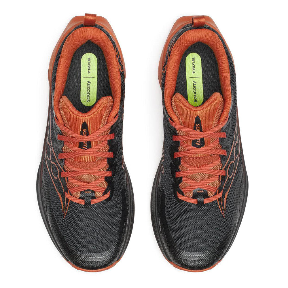 Saucony Peregrine 16 Men's Trail Running Shoes - Black/Rust